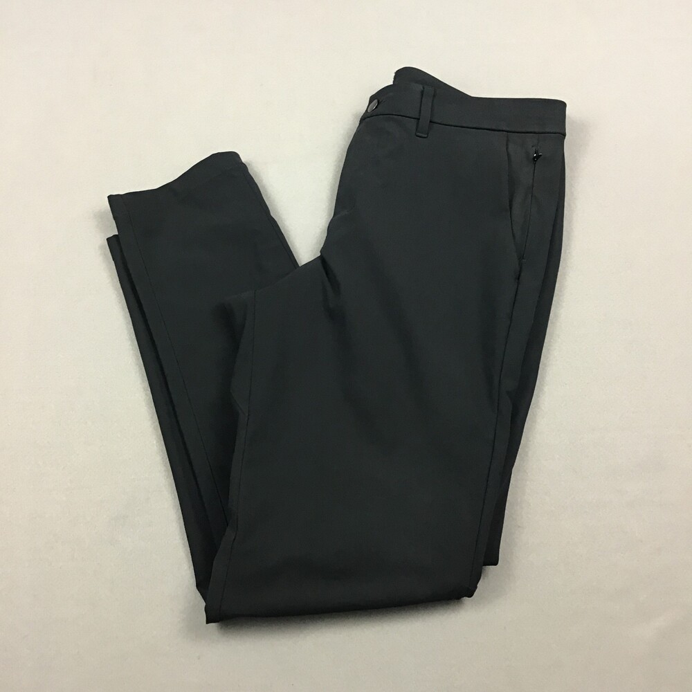 Lululemon Pants Men 34 Gray Commission Slim Straight Leg Chino Athleisure *